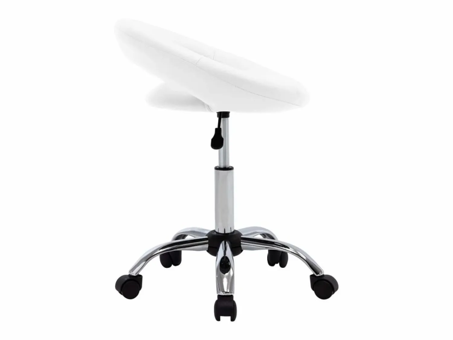 Silla de trabajo con ruedas cuero sintético ES47120
