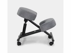 Sale AHD Silla ergonómica de rodillas postural modelo sueco de tejido Balancesteel Lux - Gris
