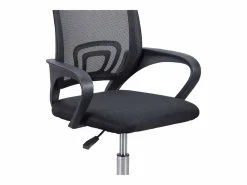 Discount Silla Estudio Oficina Vita Reposabrazos Ruedas Regulable 60x102x60 cm Negro