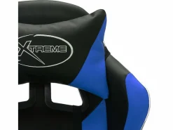 Silla gaming con luces LED RGB cuero sintético y negro Silla Gaming
