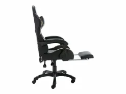 Discount Clicnbuy Silla gaming con reposapiés cuero sintético y camuflaje Negro