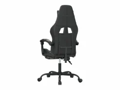 Clicnbuy Silla gaming con reposapiés cuero sintético camuflaje