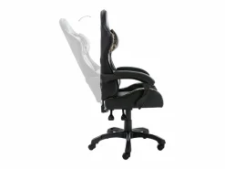 Sale Clicnbuy Silla gaming de cuero sintético y camuflaje Negro