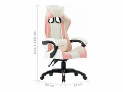 Outlet Silla gaming de cuero sintético Silla Gaming