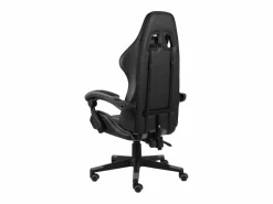Outlet Clicnbuy Silla gaming de cuero sintético negro y Gris