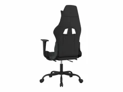 Clicnbuy Silla gaming de masaje con reposapiés tela