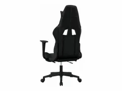 Best Clicnbuy Silla gaming de masaje y reposapiés cuero sintético Negro