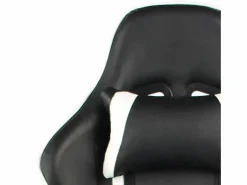 vidaxl Silla gaming giratoria PVC