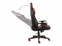 vidaxl Silla gaming giratoria PVC