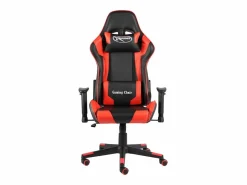Best vidaxl Silla gaming giratoria PVC Rojo