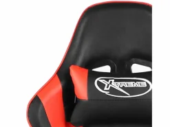 Best vidaxl Silla gaming giratoria PVC Rojo