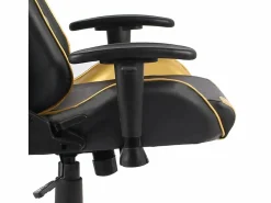 Online vidaxl Silla gaming giratoria PVC Dorado
