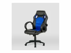 Silla gaming Olimpia tapizada en piel sintética negro/, 118/127cm(alto) 64.5cm(ancho)