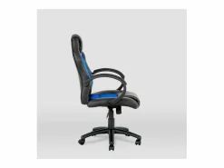 Silla gaming Olimpia tapizada en piel sintética negro/, 118/127cm(alto) 64.5cm(ancho)