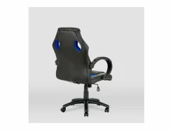 Silla gaming Olimpia tapizada en piel sintética negro/, 118/127cm(alto) 64.5cm(ancho)