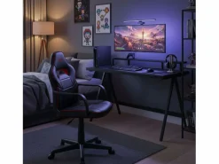 Best Basic Silla Gaming XTR Junior giratoria símil piel /rojo 98-108x60x60 cm Adec Negro