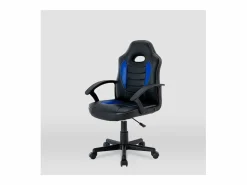 Clearance Silla gaming Zoe tapizada en piel sintética negro/, 92/102cm(alto) 56cm(ancho) 54cm(l Silla Gaming