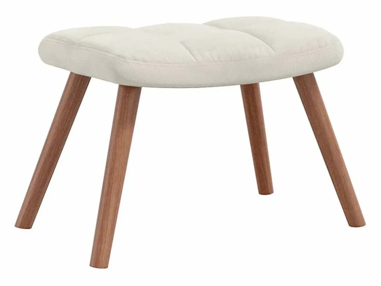 vidaxl Silla mecedora con reposapiés terciopelo