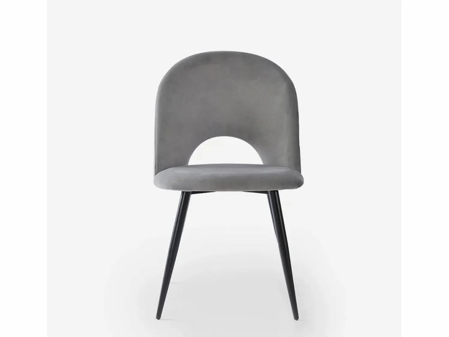 AHD Silla moderna de terciopelo y acolchada para salón-comedor y cocina Zarda -