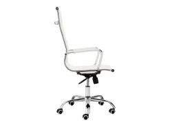 Sale Silla Oficina Estudio Jou Blanca con Ruedas y Regulable 64x116x64 cm Silla De Oficina