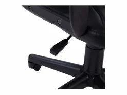 New Silla Oficina Gris Antracita con Ruedas, Regulable y Reposabrazos, 57x103x46 cm Negro