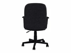 Silla Oficina Antracita con Ruedas, Reposabrazos y Regulable 57x103x46 cm