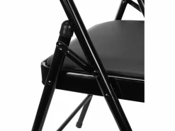 Outlet 7H SEVEN HOUSE Silla Plegable Acolchada Negra 7house Negro