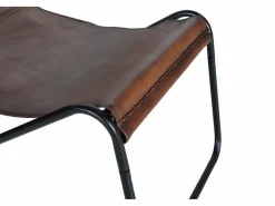 Hot Giner y colomer SILLA TAPIZADA PIEL Marrón. 88x100x50 Marru00f3n