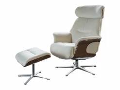 New Kawola Sillón - blanco terciopelo - TOSAR Crema