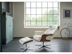 New Kawola Sillón - blanco terciopelo - TOSAR Crema