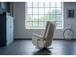 Kawola Sillón - piel - NAMA Gris
