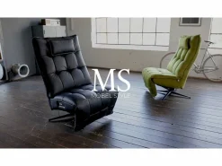 New Sillón - marrón piel - MIKO Sillón De Piel