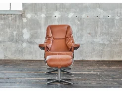 Kawola Sillón - marrón piel - MODO