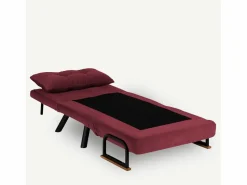 Hot Sillón Altadena 109, Rojo, 78x60x78cm, Tapiz, Patas: Metal Sillón Escandinavo