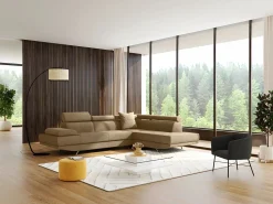 Outlet Vente-unique Sillón cabriolet de terciopelo capitoné FAKART Negro