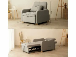 Best Sillón Cama Buddy - Nalui Gris