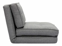 New Sillón cama de 1 plaza de tela jaspeado SALLY Sillón Cama