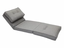 New Sillón cama de 1 plaza de tela jaspeado SALLY Sillón Cama