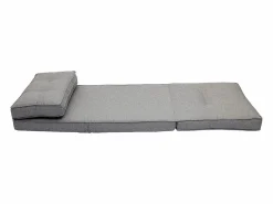 New Sillón cama de 1 plaza de tela jaspeado SALLY Sillón Cama