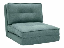 Best Miliboo Sillón cama de 1 plaza de tela verde celadón SALLY Azul