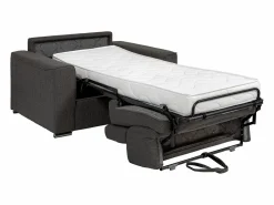 Vente-unique Sillón cama de apertura rápida en tela - Cama de 70 cm - Colchón de 14 cm VIZIR