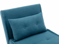 Vente-unique Sillón cama de tela de estilo joven URIBIA.