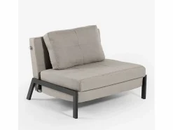 Outlet Sillón cama de tela plegable para salón o despacho Selene - Sillón Cama
