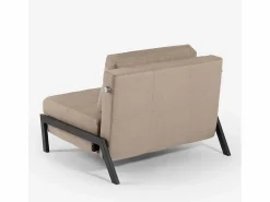 New Modus Sofa Sillón cama de tela plegable para salón o despacho Selene - Beige