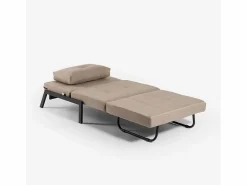New Modus Sofa Sillón cama de tela plegable para salón o despacho Selene - Beige