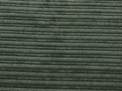 Discount Vente-unique Sillón cama de terciopelo de canalé verde oscuro PALULA Verde pino