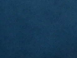 Vente-unique Sillón cama de terciopelo azul noche de estilo joven URIBIA.