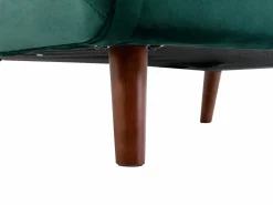 Vente-unique Sillón cama de terciopelo de estilo joven URIBIA.