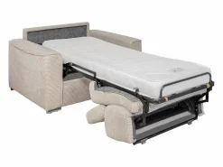 Vente-unique Sillón cama express de pana - Cama 70 cm - Colchón 14 cm VIZIR