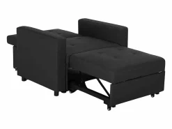 Le roi du relax Sillón cama individual con reposabrazos de diseño moderno Brooke -